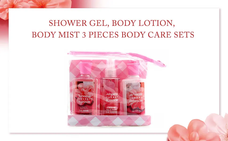 Wholesale Floral Fragrance Private Label Shower Gel Body Lotion Body