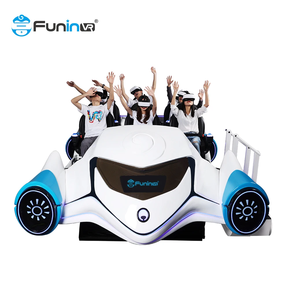 Virtual Reality Racing Car Simulator VR Ride Shoot 9D 360 Arcade Game SEE  VIDEO