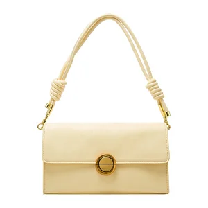 2026 New Fashion Women's PU Leather Handbag Portable Custom Logo Shoulder Bag Summer Hasp Factory Direct Wholesale OEM/ODM