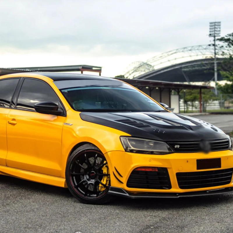 Oem Mk6 Gti Carbon Fiber Vented Hood For Vw Volkswagen Mk 6 6.5 Jetta