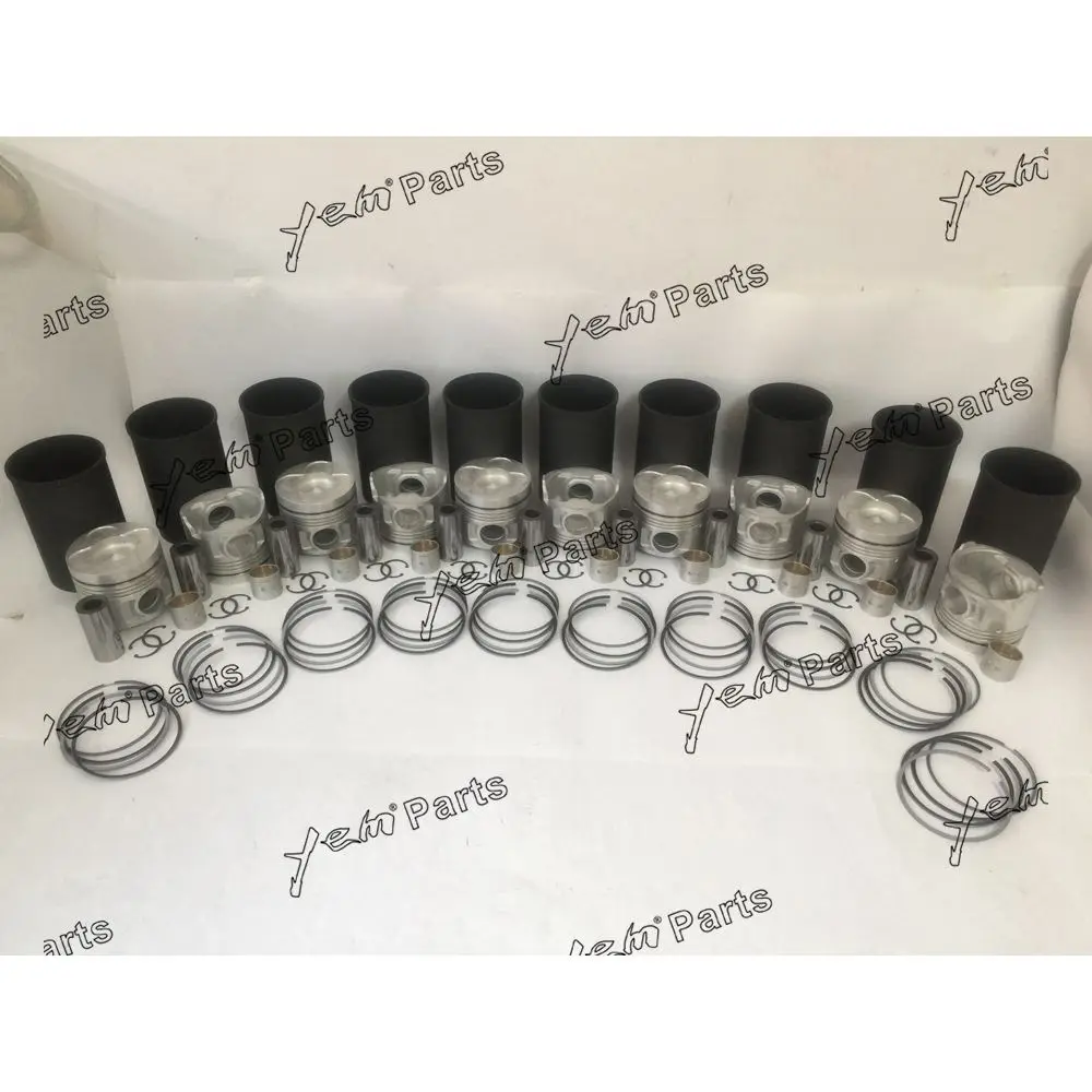 V26C Cylinder Engine Liner Kit With Piston Rings Liner Piston for Hino