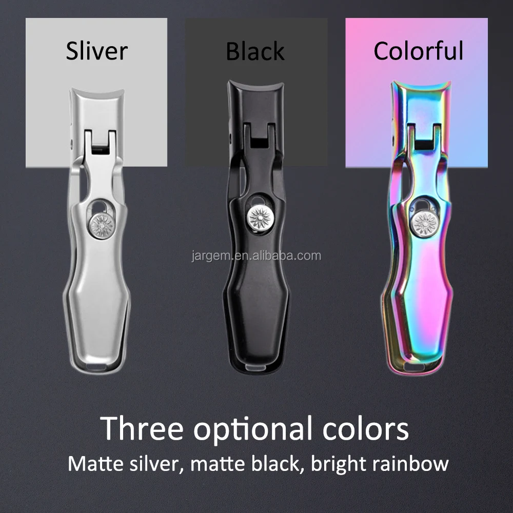 Smart Design Nail Clippers With Catcher Two Times Sharpening Finger Toe Nail Clippers Kit Set