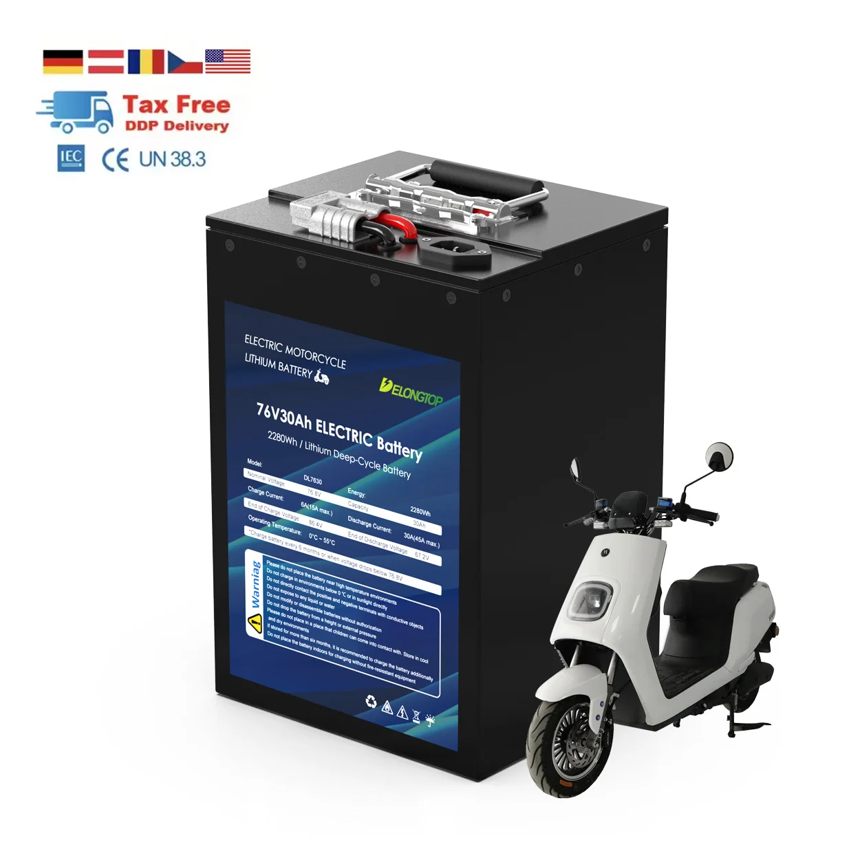 1kw 2kw 3kw 4kw Electric Ebike Bicycles Battery 72v 25ah 30ah 50ah  80ah Lithium Battery for Automobile Scooter