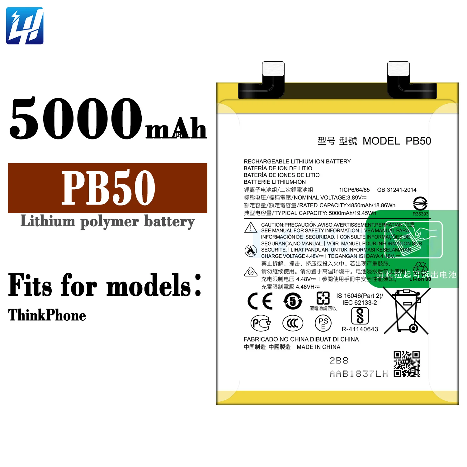 Original Batterie Battery Akku LZ50 Pour Motorola G Plus / G 5G Plus / G100