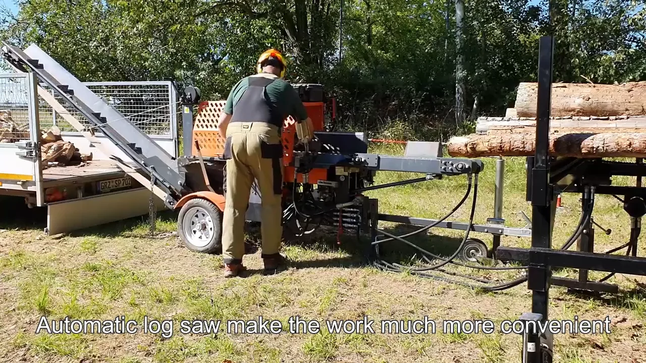 20 Tonne Towable Reaper Firewood Processor Buy Chainsaw Machine