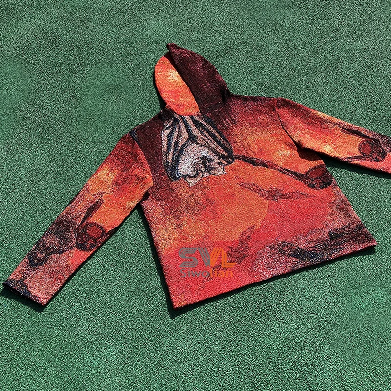 New Arrival Mens Tapestry Sweatshirt Customized Mens Tapestry Hoodie