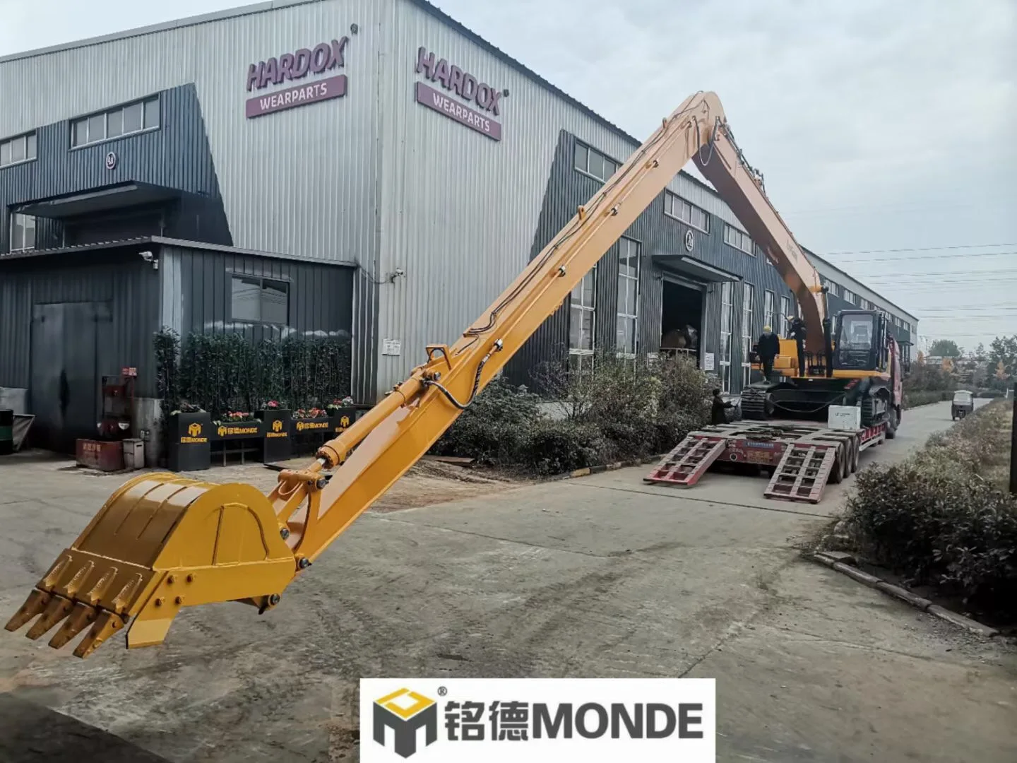 MONDE Manufacturer High Quality Long Boom OEM Excavator Long Reach Boom Arm for CAT Excavator