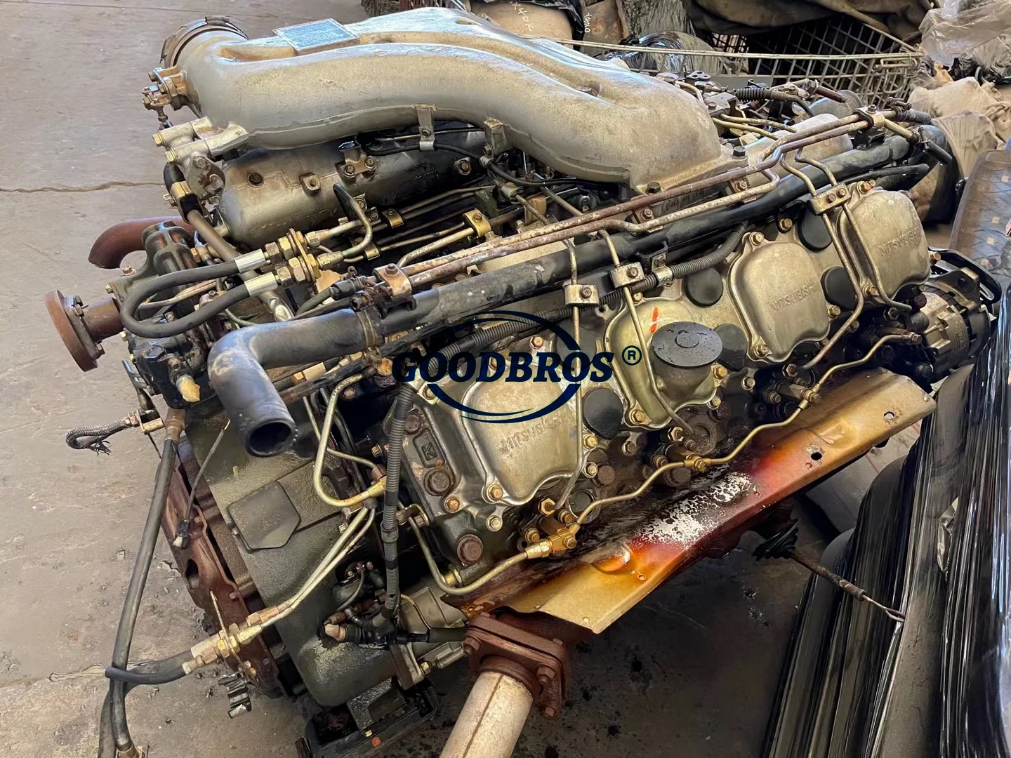 Used Original  8DC9 3A Engine for Mitsubishi Heavy Duty Truck Boat Marine Engine