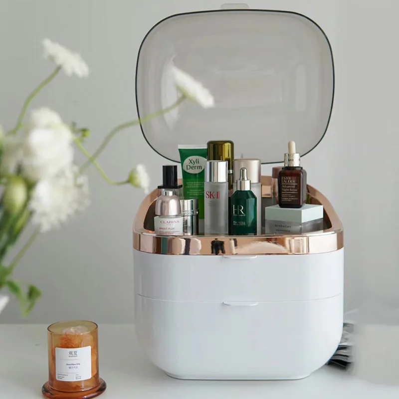 Hot Selling Low Price Dropshipping Cosmetics Fridge 22L Portable Makeup Organizer Storage Box Beauty Refrigerator for Skin Care