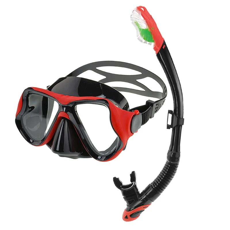 Kit Plongée Adulte Avec Masque Anti-Buée Et Tuba Dry Top – Vision Panoramique, Confort Optimal Pour Snorkeling Et Apnée