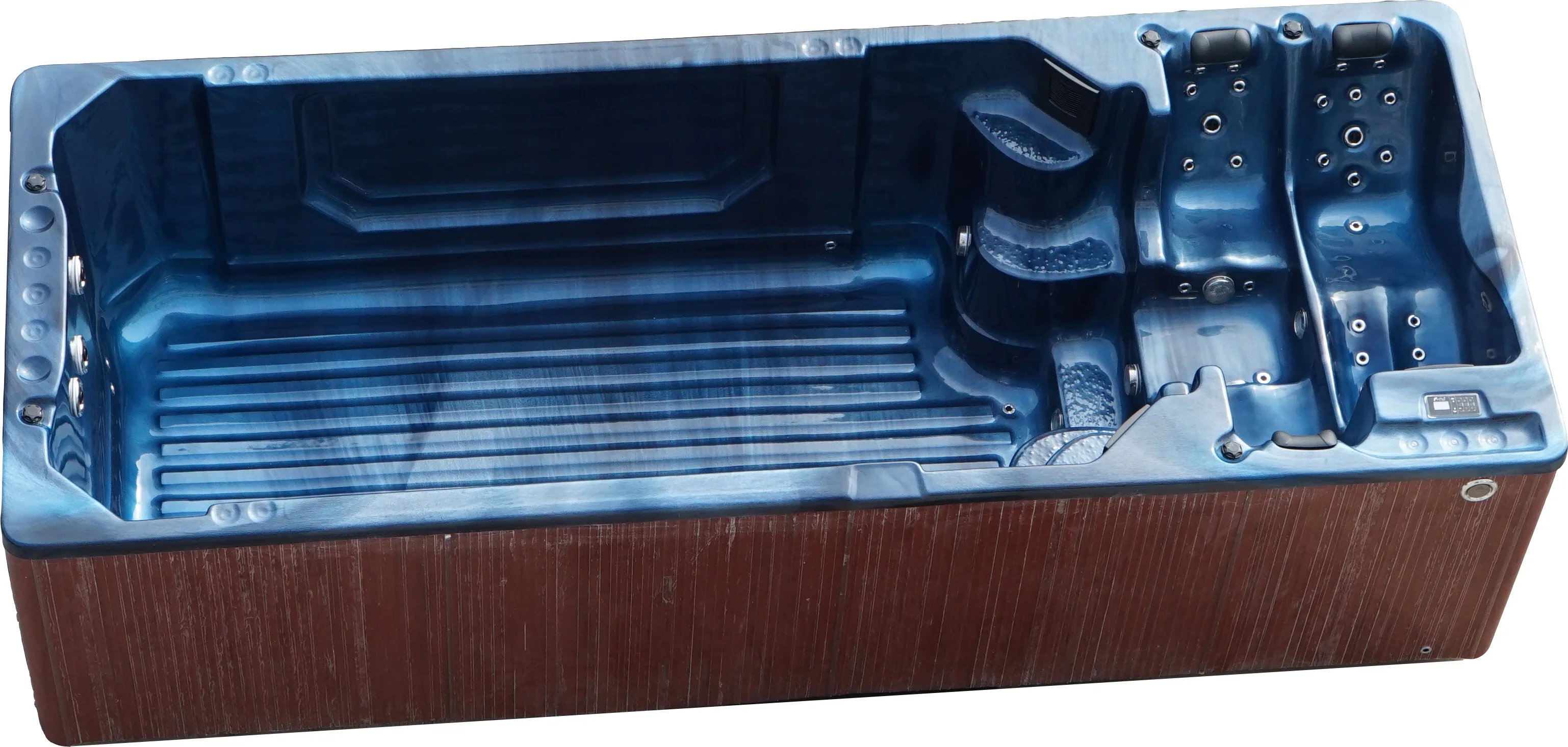 Хороший дизайн, 5800 мм наружный бассейн для спа с системой очистки воды