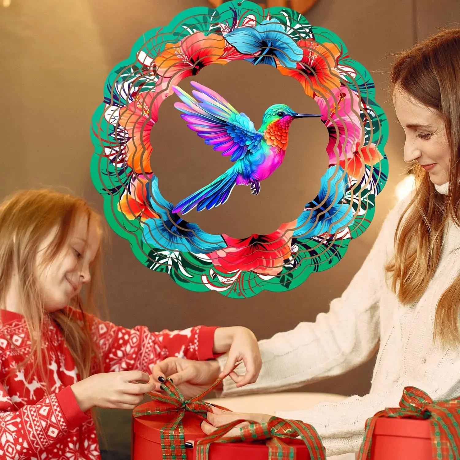 Kit De 12 Carillones De Viento De Primavera – Manualidades De Madera Con Insectos, Animales Y Flores Para Niños