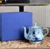 Blue-coffee pot