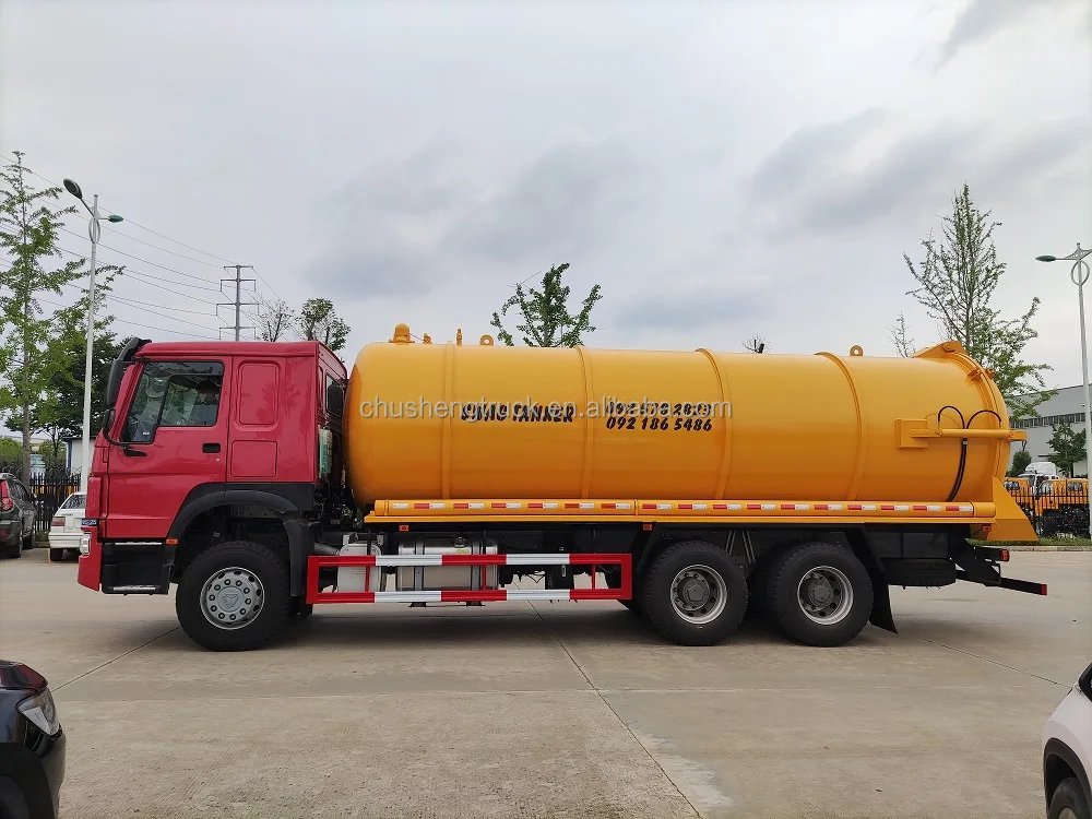 Used 6x4 High Pressure Septic Vacuum Sewage Suction Tank Trucks With