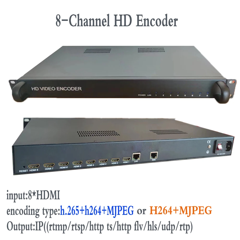HD Video Encoder - Convert H265 to UDP RTP for Streaming