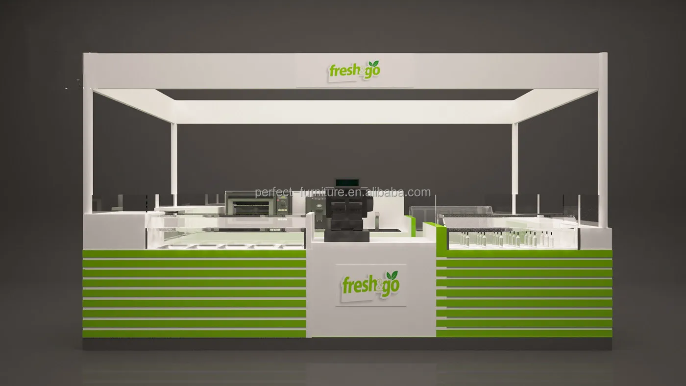 Fresh Fruit Juice Kiosk Design New Food Juicy Drinks Booth
