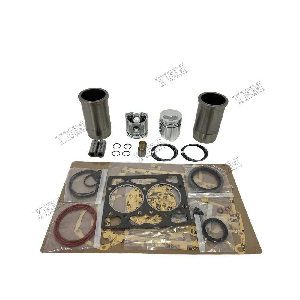 Overhaul Kit With Gasket Set Compatible for Komatsu 2D94 Replacement Engine Parts 4