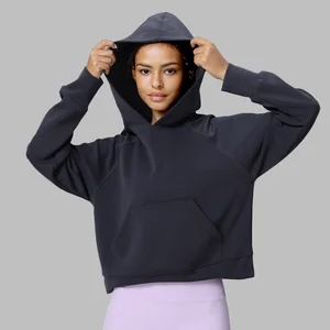 Fall Winter Sportswear Workout Fitness Hoodies for Women Fashion LongSleeve Women Gym Sport Top Custom Women Sublimation Hoodies