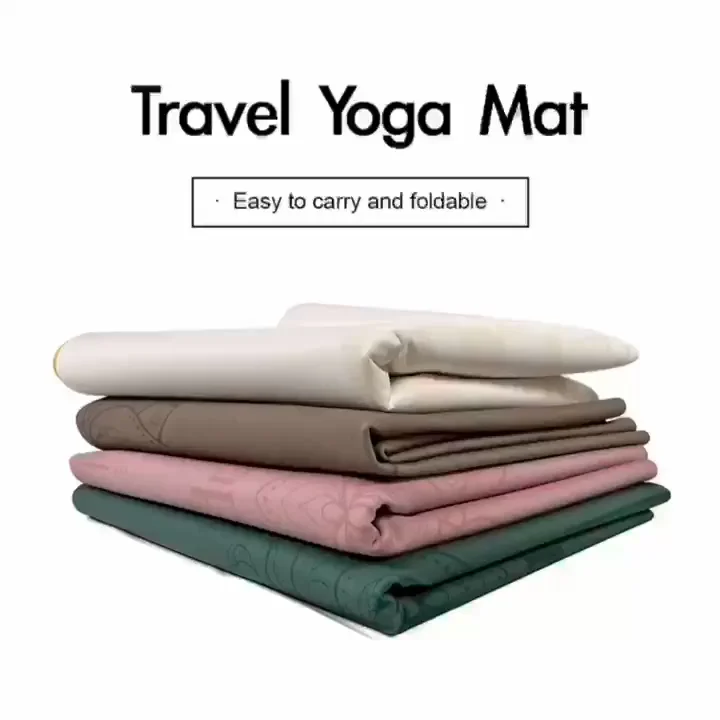 1.5mm Travel Yoga Mat Foldable Outdoor Exercise Portable Light Weight