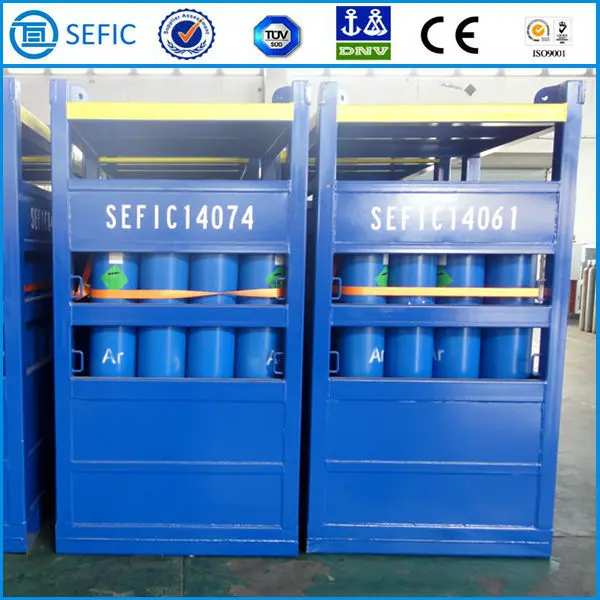 Oxygen Cylinder Rack - DNV Rack Storage Gas Cylinder Pallet Rack