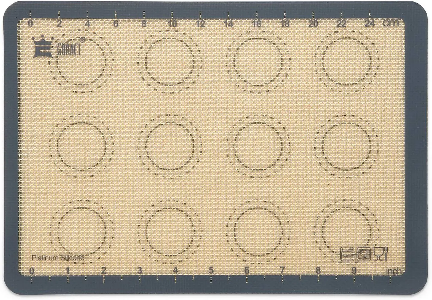 Индивидуальный устойчивый к высоким температурам не липкий силиконовый коврик для