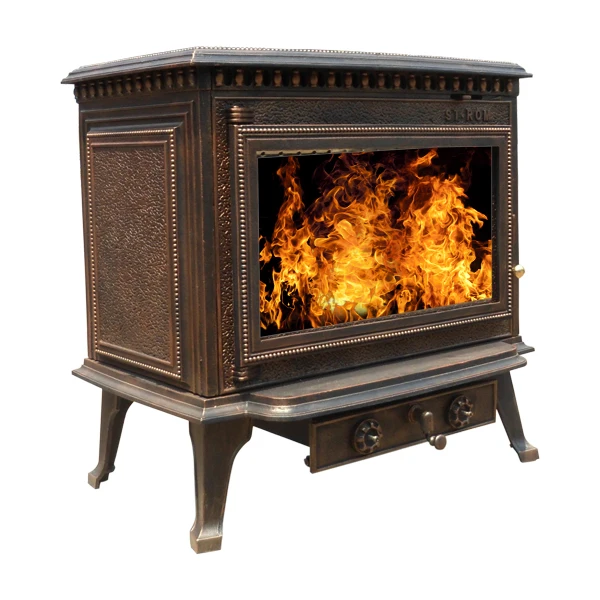 Source wood burning furnace cast iron wood stove large 14 kw on  m.alibaba.com
