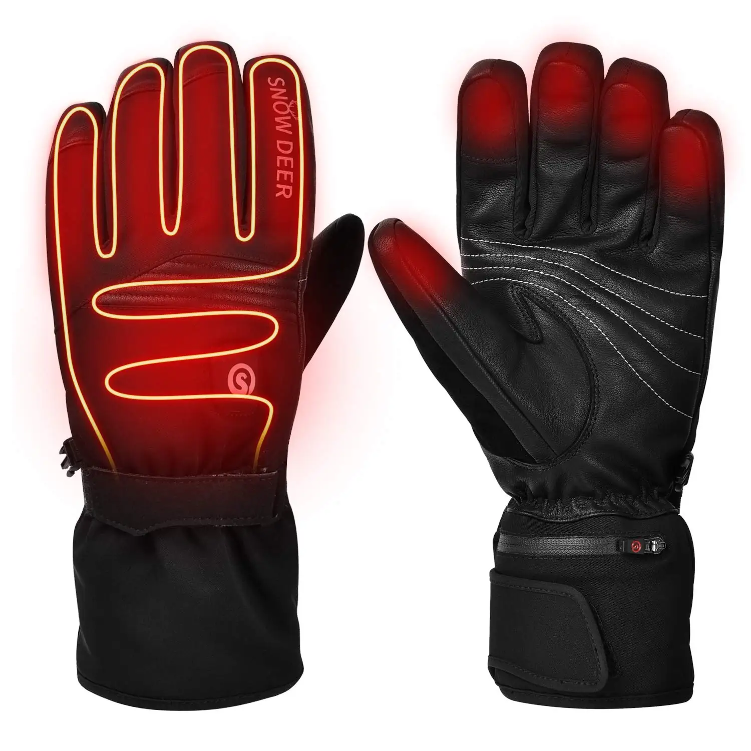 rechargeable motorcycle gloves