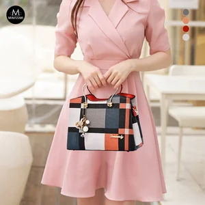 Minissimi Low MOQ Custom Classic Style Water Resistant Beg Jinjing Plaid Fashion Bag Women Bags Luxury Design