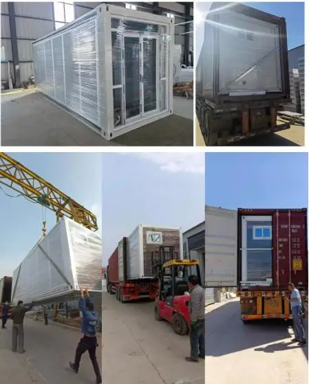 Movable Expandable Shipping Container Frame House Prefabricated Prefab ...