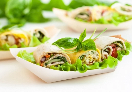 Disposable Takeaway Fast Food Packing Box Fried Chicken Chips Recyclable Food Grade Hotdog Kraft Paper Food Boat Tray supplier