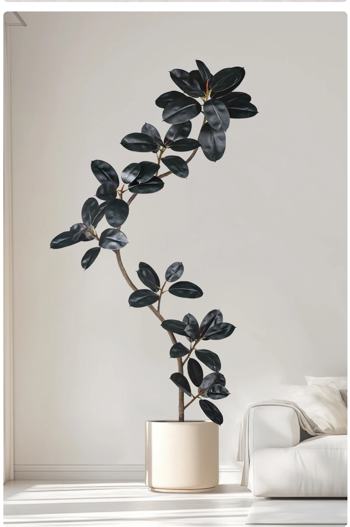 Artificial Plants Greenery Faux Plant Tree Large Artificial Banyan Tree Plant Artificial Tree Indoor Outdoor Decoration with Pot details