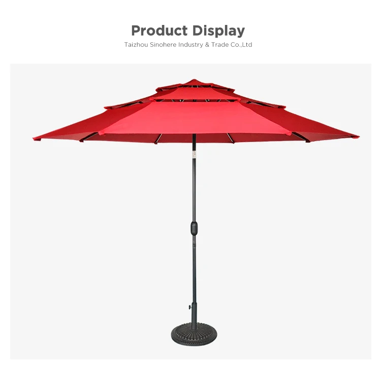Home Goods Patio Outdoor Red Sun Garden 