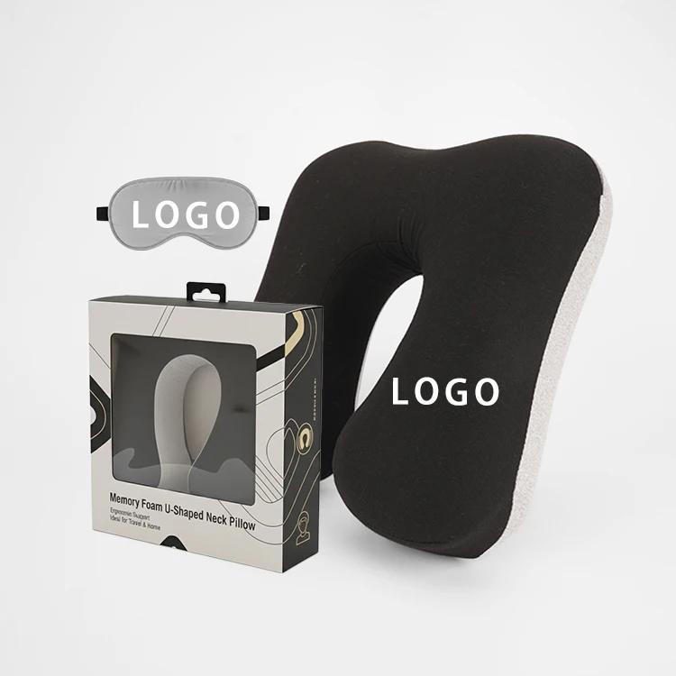 Cuscino per il Collo in Schiuma a Memoria Comodo con Design Speciale e Tecnica Tessuta, per Uso in Aereo, Auto, Ufficio e all'Aperto, Cuscino da Viaggio