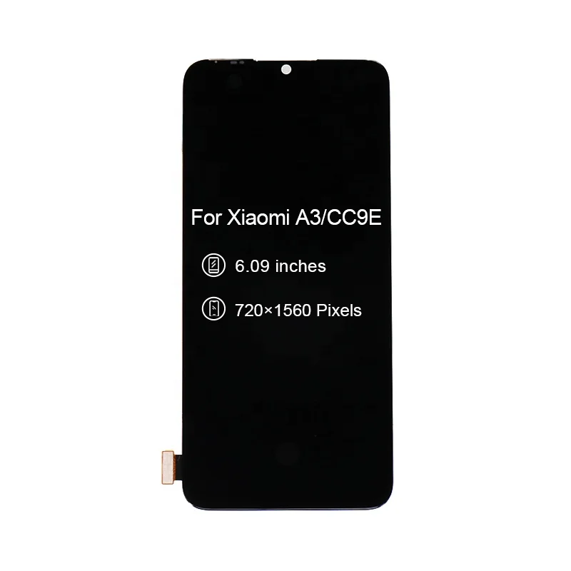 AAA Quality for Xiaomi Mi A3 lcd Display Touch Screen Digitizer Assembly  Replacement For Xiaomi CC9e LCD