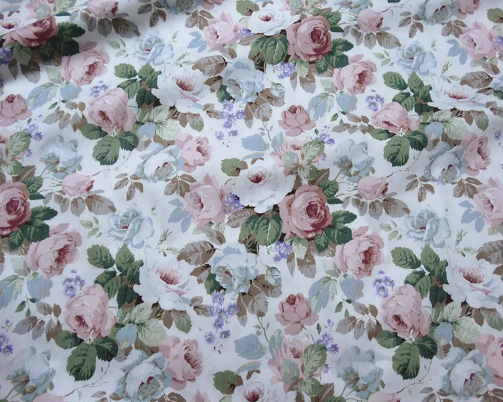 Оптовая продажа, цветочная ткань, хлопок, цифровой персонализированный