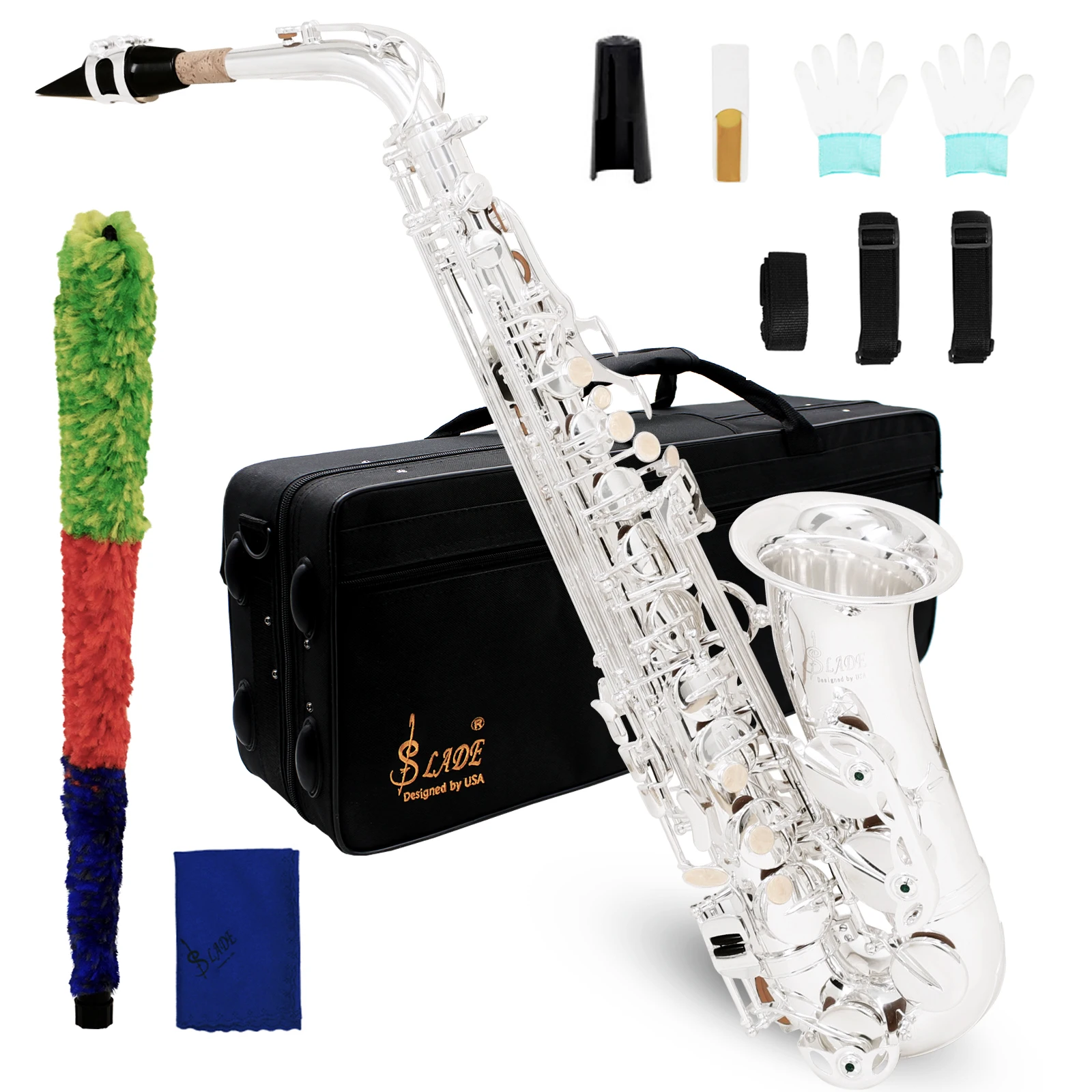 SLADE Brand Saxophones - Professional Silver Plated Instruments