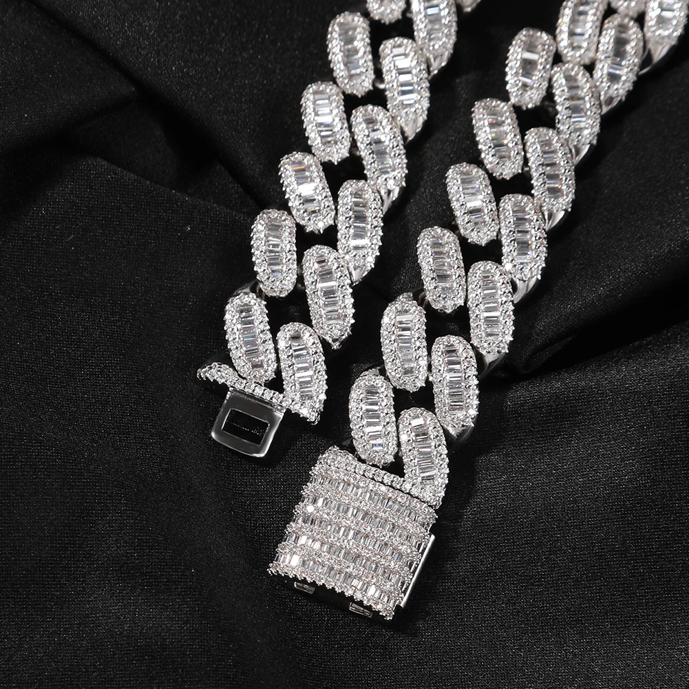 16mm Spiked Diamond Cuban Chain - Gold Vermeil