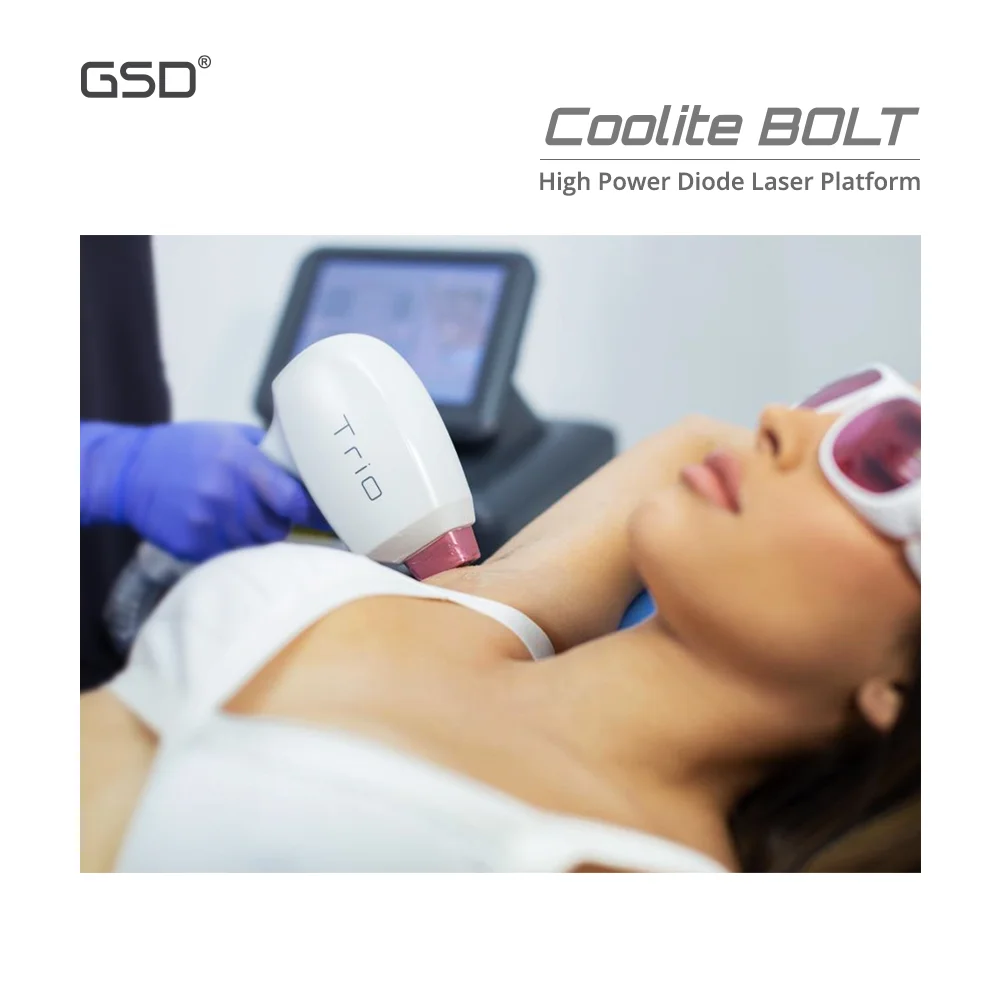 GSD High Power Three Wavelength Diode Laser Hair Removal Machine