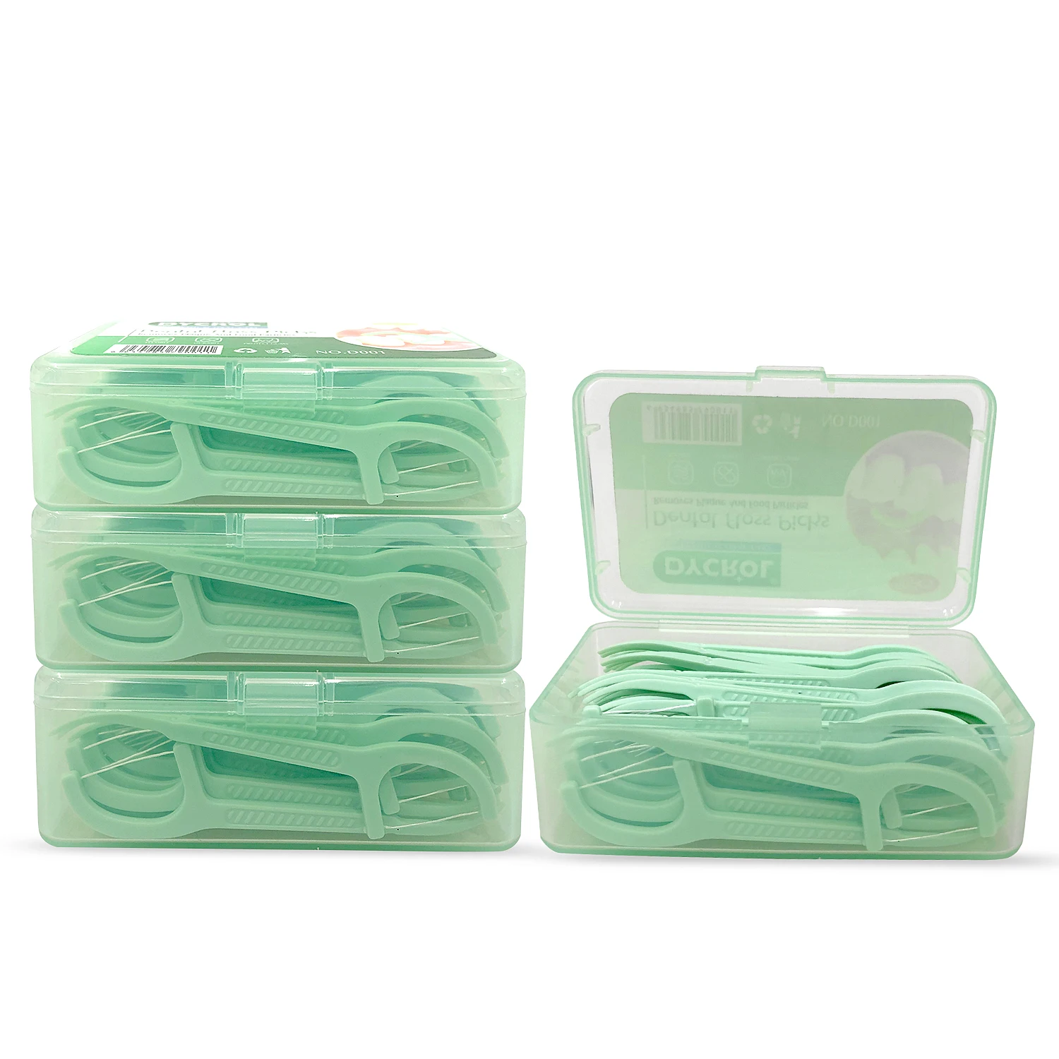 Dycrol 50 Pcs Dental Floss Pack Of 3 Boxes 150 Pcs Floss Picks Dental