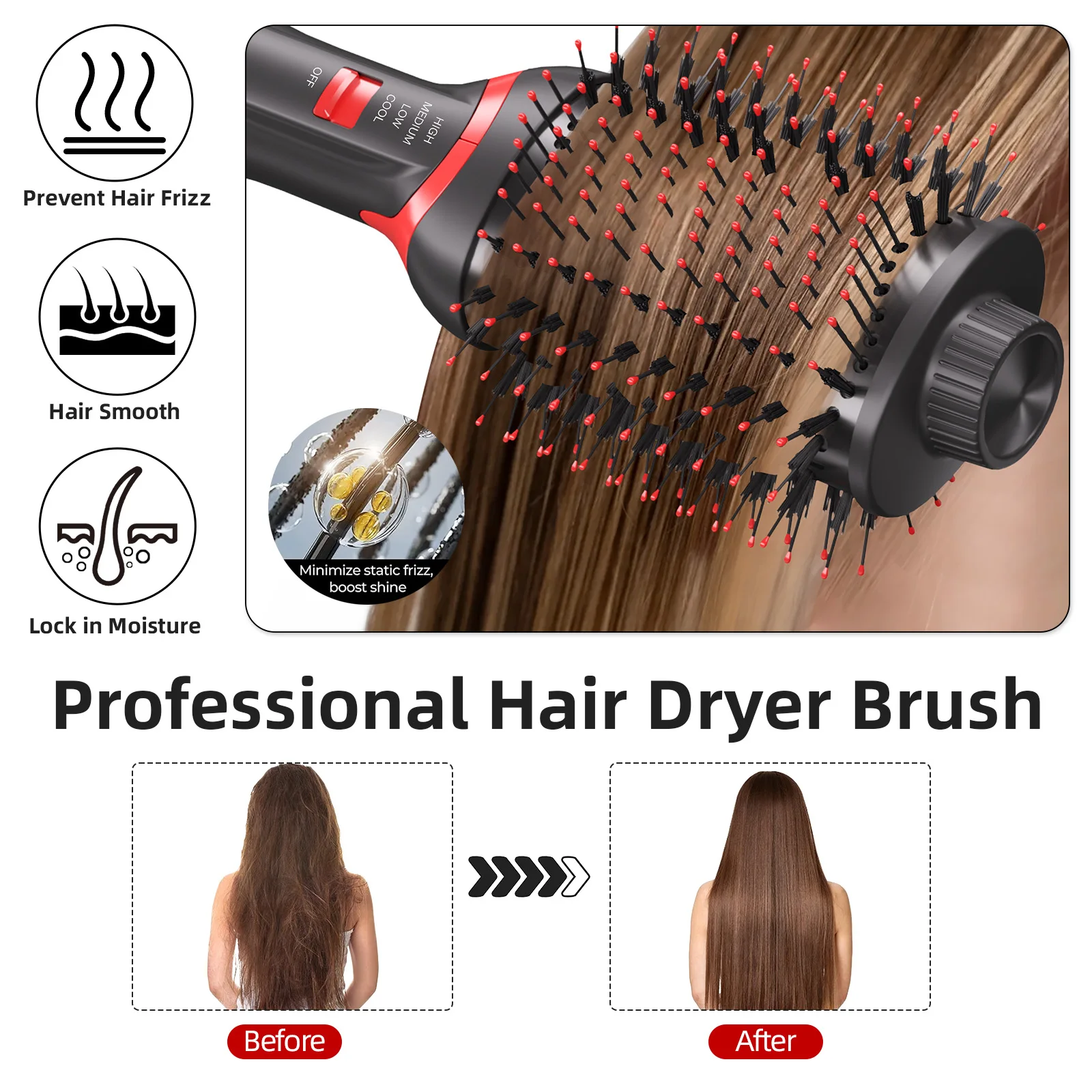 Revlon Hot Air Brush One Step Hair Dryer Volumizer