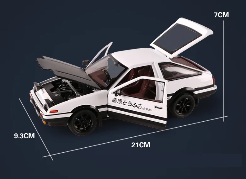 ae86合金車型自働車置物シミュレート中コンソール車の装飾品 MINIAUTO 1:20トヨタAE86合金ダイキャストスタティックカー