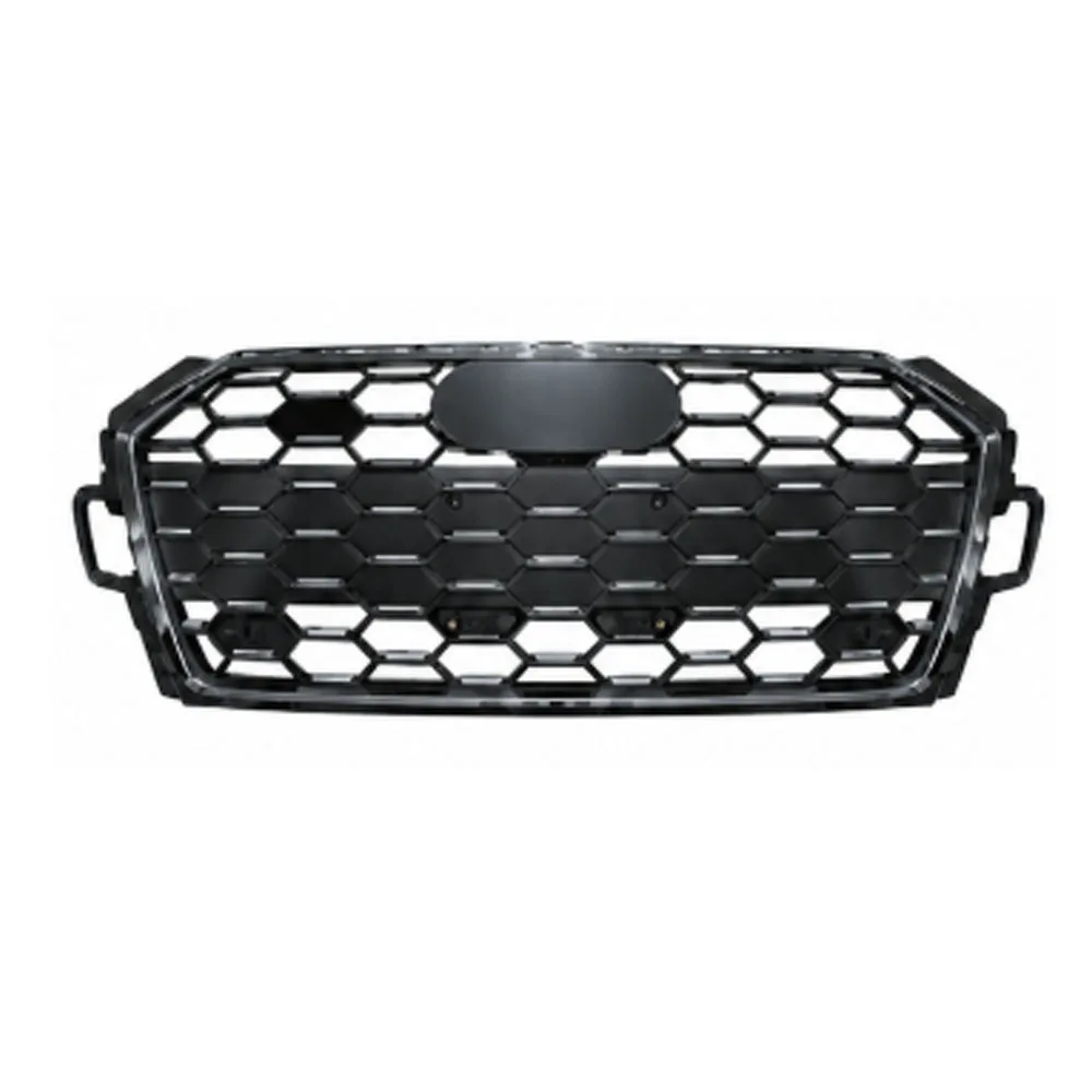 KEBEL Silvery Grille for Audi A5 2021-2025 Upgrade to S5 2021-2025 OEM Style Front Grill Exterior Auto Accessories
