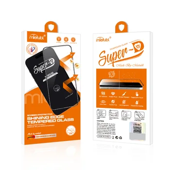 For Mietubl Official 2025 Super-D 9H 3D Radiant Tempered Glass Screen Protector Compatible for iPhone 17 PRO MAX AIR Mobile