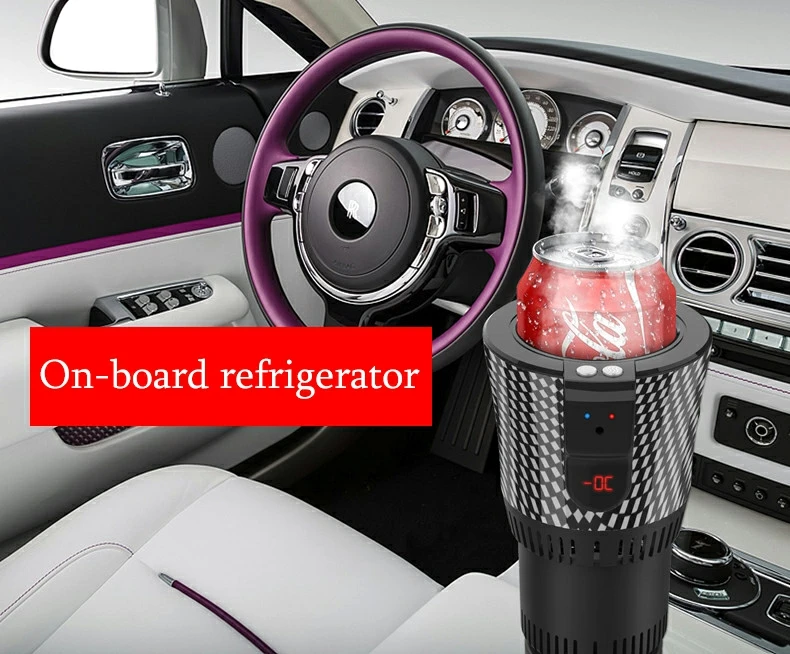Porte-gobelet de voiture portable, tasse de refroidissement automatique,  pièces intérieures, accessoires de refroidisseur de voiture