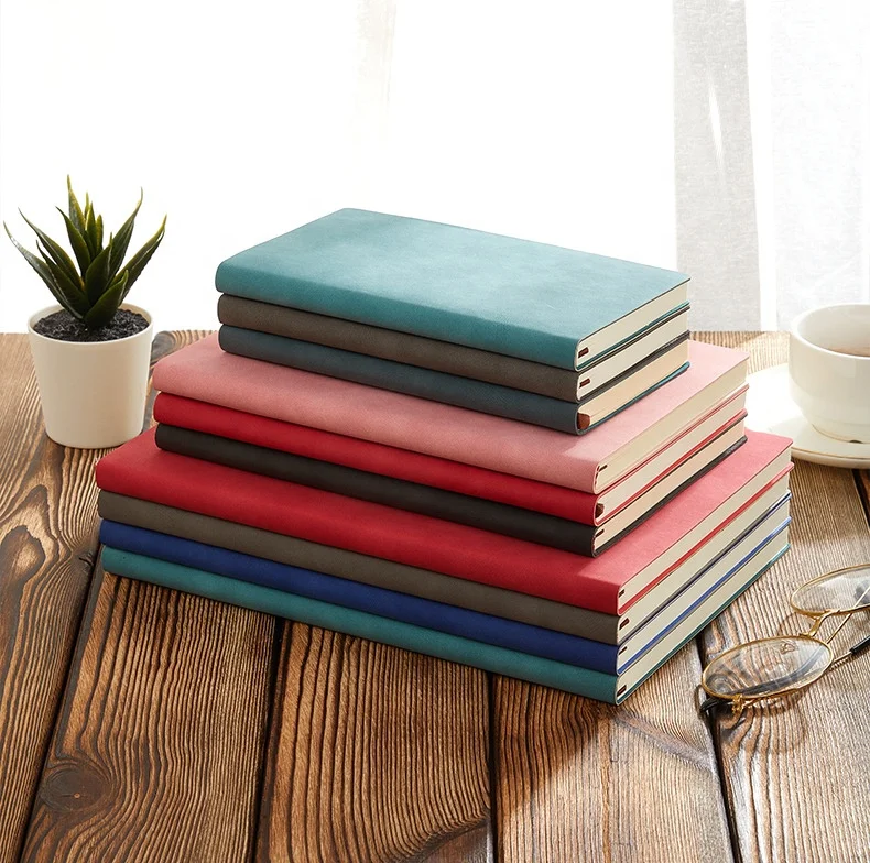 Пользовательский логотип A5 A6 B5 персонализированная дешевая мягкая кожаная обложка для журнала канцелярские принадлежности тетрадь ручная книга школы офиса бизнеса