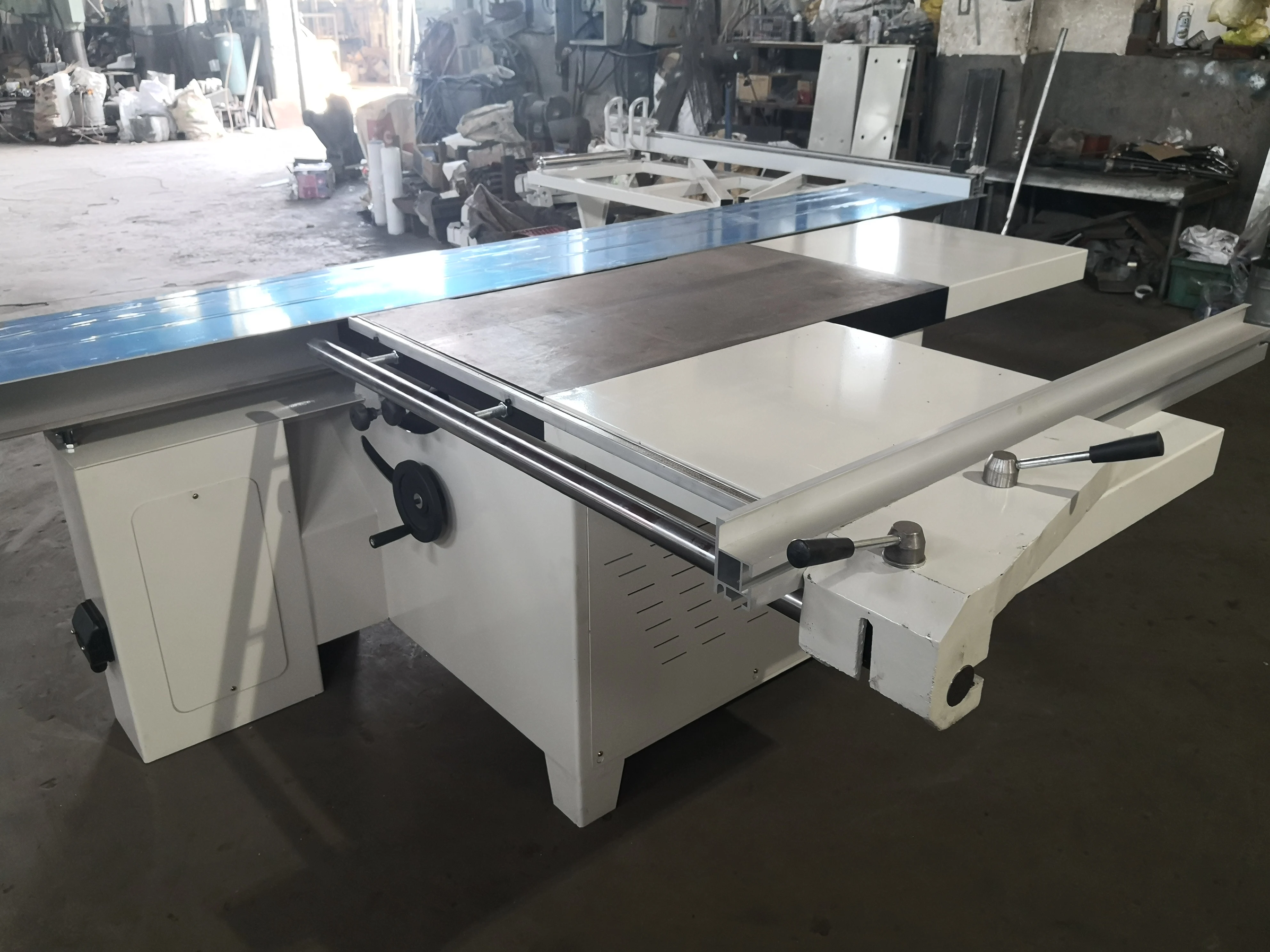 3200mm Woodworking Wood MDF Particle Board Precision Panel Sliding Circular Table Cutting off Saw Tilt 45 Degree Sawing Machine