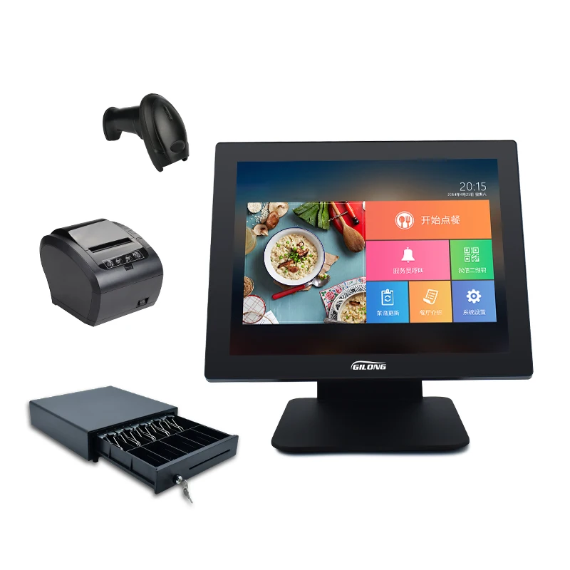 GILONG High Performance Core I3 I5 Windows Touch POS System