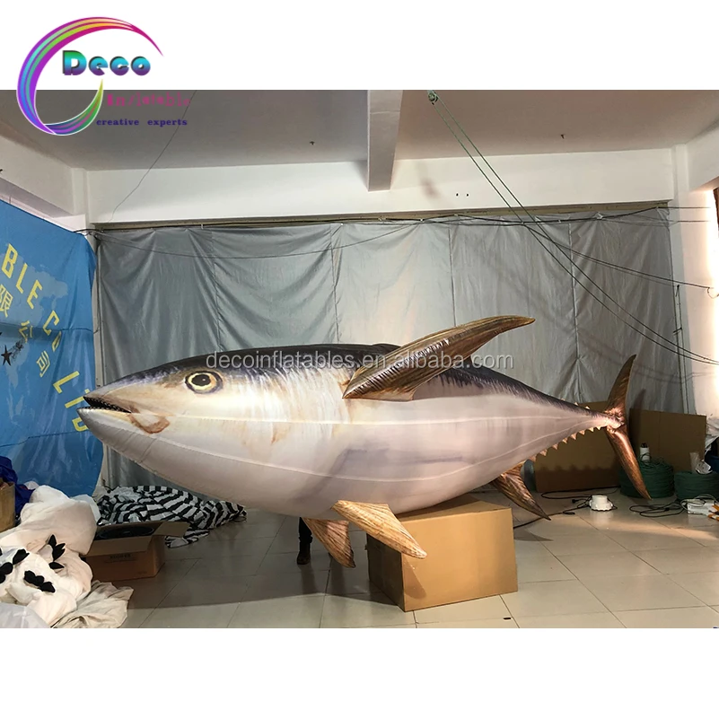 Custom Inflatable Fish Model Inflatable Tuna Fish for Advertising