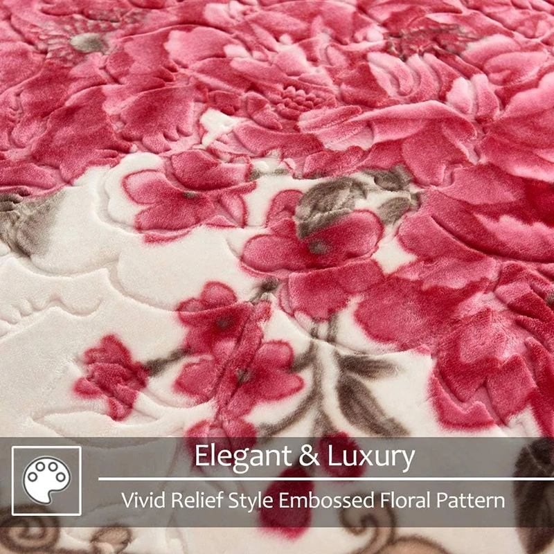 wholesale fleece blanket print luxury mink polyester super soft other winter bed blankets