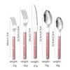 french rivet five-piece set "pink]